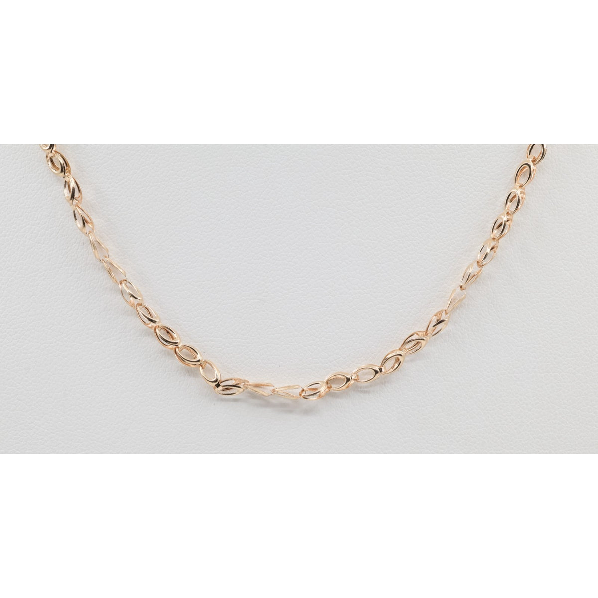 14K Rose Gold Custom Link Chain Necklace
