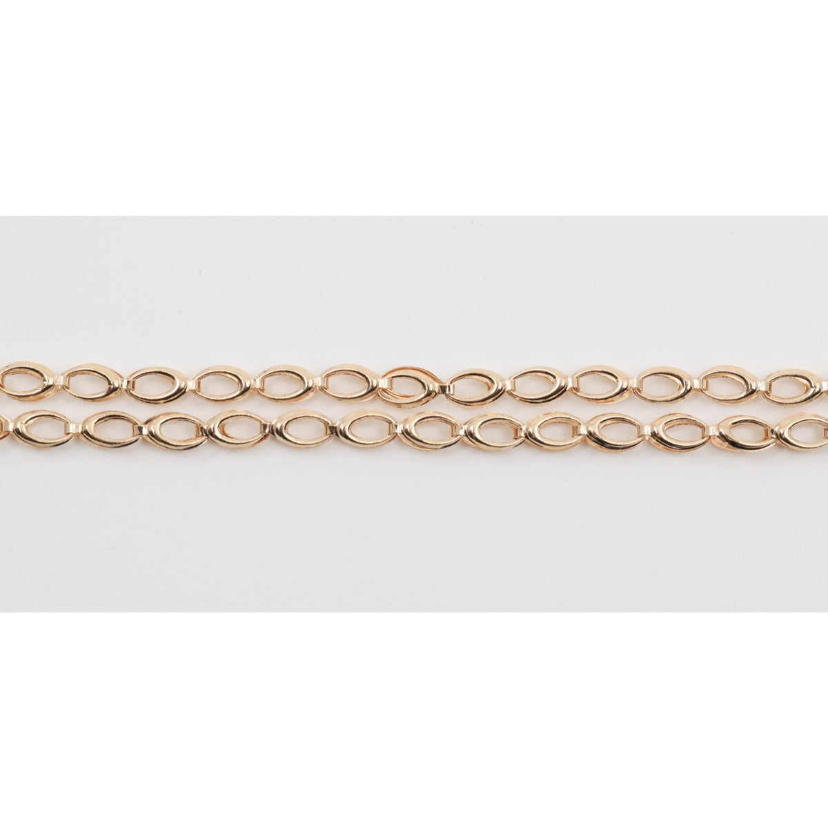 14K Rose Gold Custom Link Chain Necklace