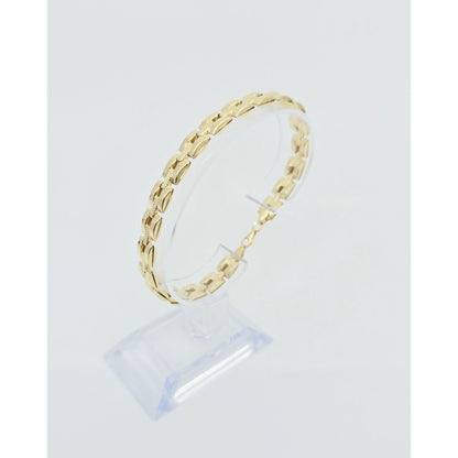 14K Yellow Gold Custom Link Chain Bracelet
