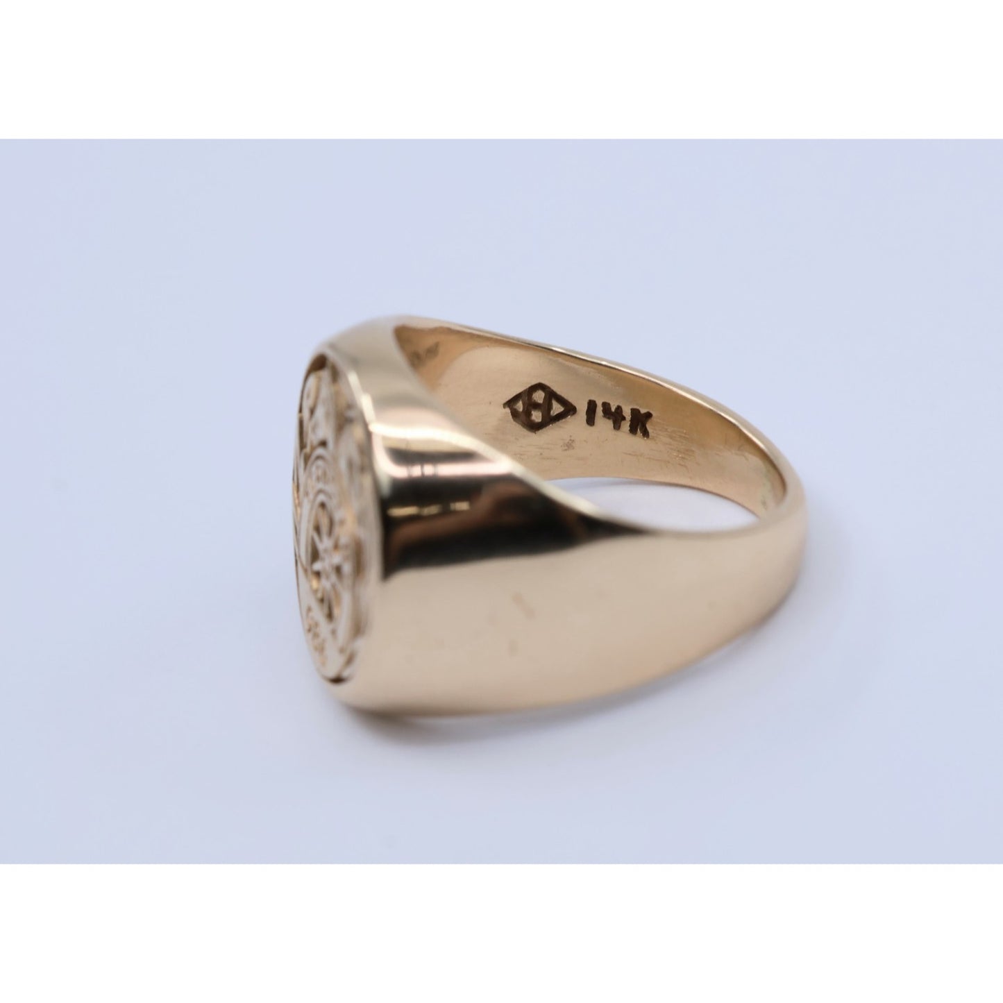 14K Yellow Gold Teamsters Local 986 Statement Ring