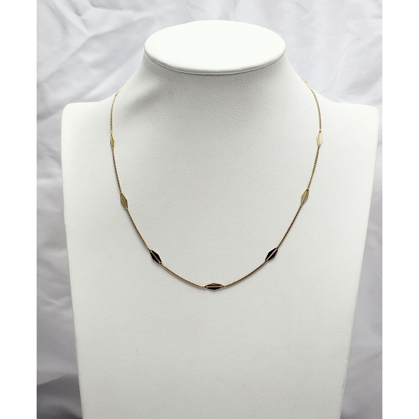 14K Yellow Gold Designer Fancy Link Chain Necklace