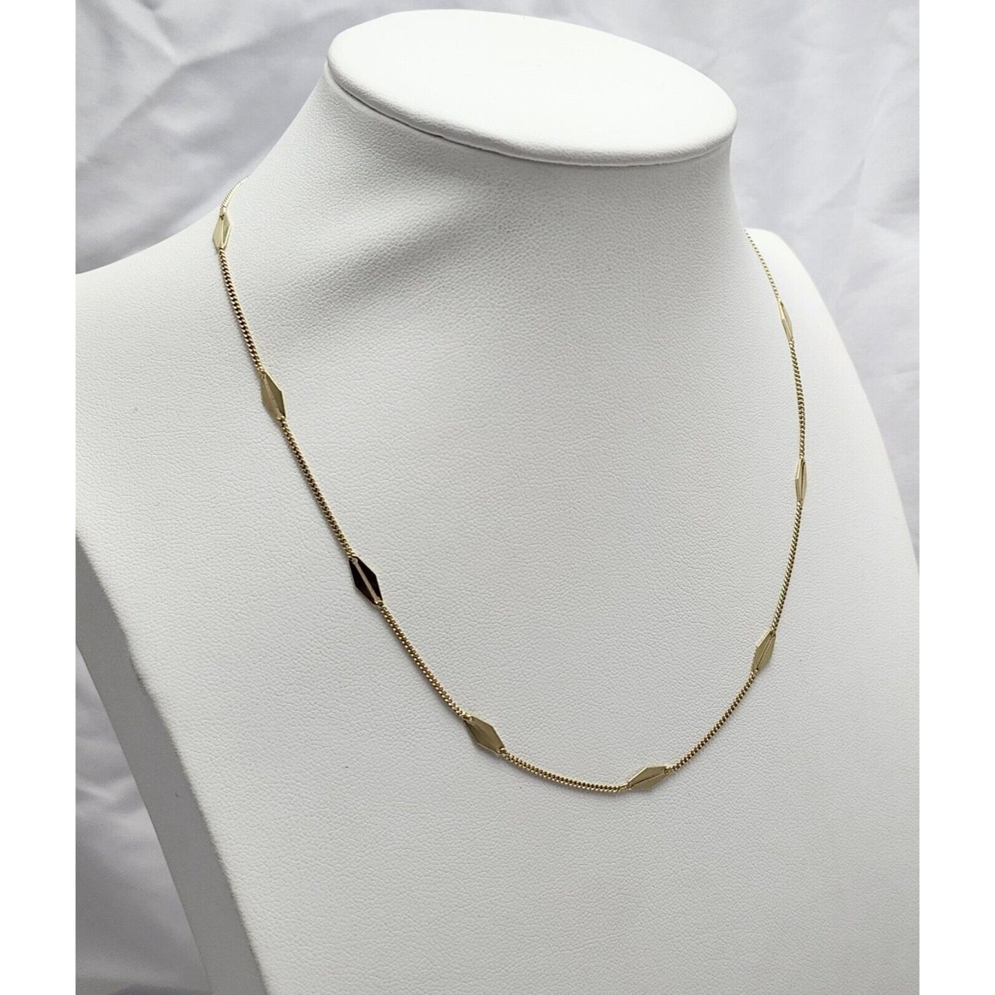 14K Yellow Gold Designer Fancy Link Chain Necklace