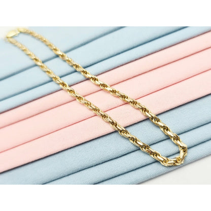 14K Yellow Gold Rope Bracelet