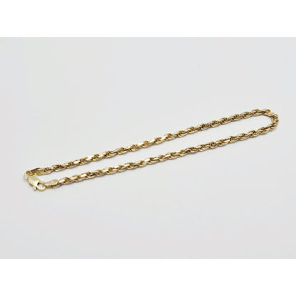 14K Yellow Gold Rope Bracelet