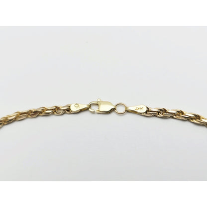 14K Yellow Gold Rope Bracelet