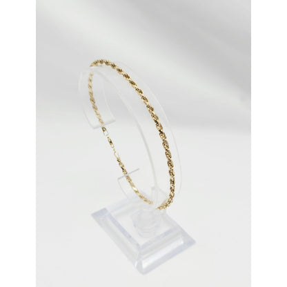 14K Yellow Gold Rope Bracelet