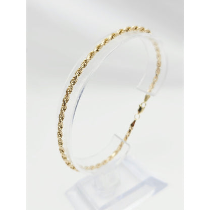 14K Yellow Gold Rope Bracelet