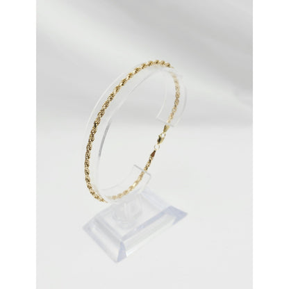 14K Yellow Gold Rope Bracelet