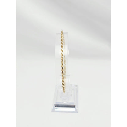14K Yellow Gold Rope Bracelet