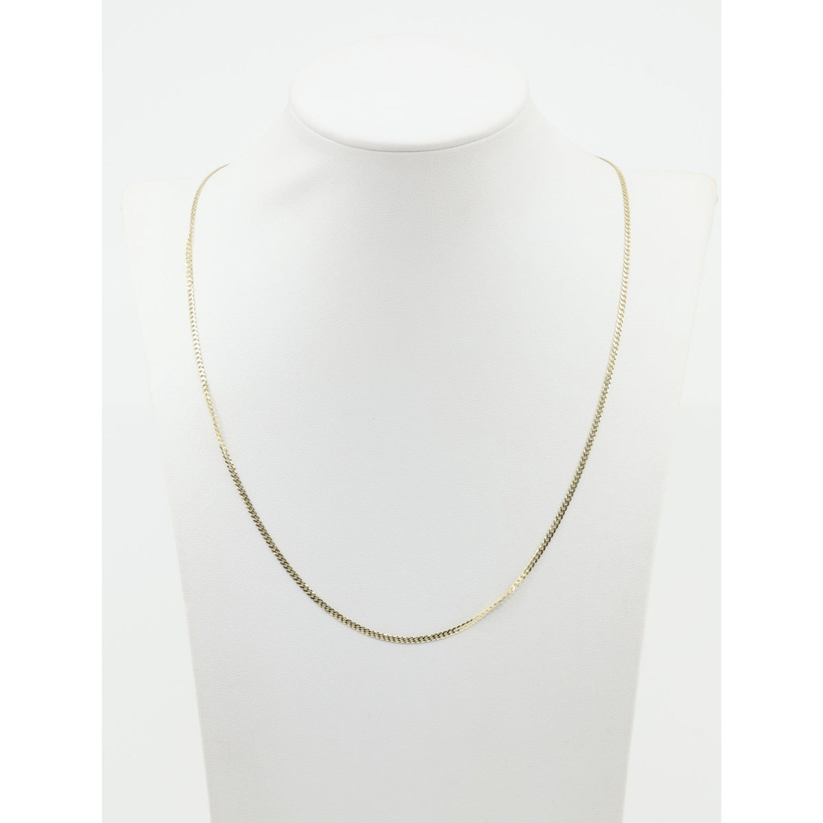 14K Yellow Gold Cuban Link Chain Necklace