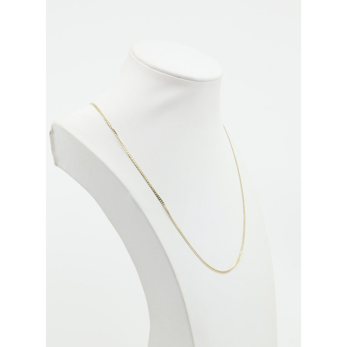 14K Yellow Gold Cuban Link Chain Necklace