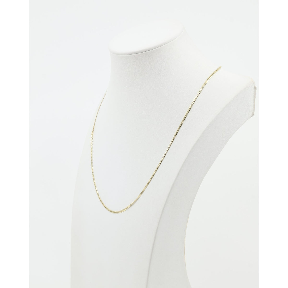 14K Yellow Gold Cuban Link Chain Necklace