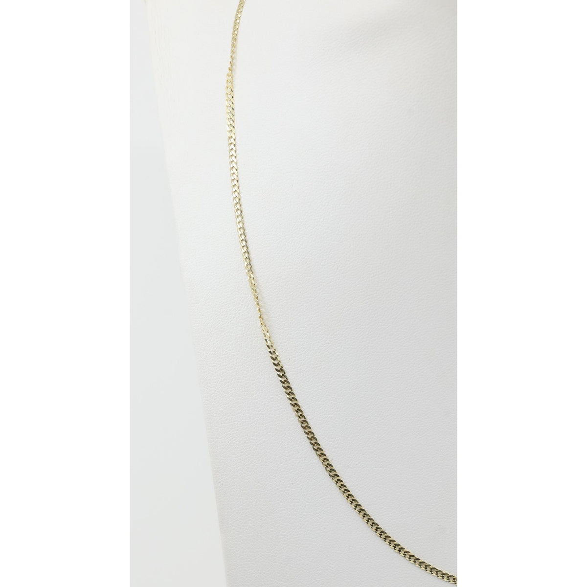14K Yellow Gold Cuban Link Chain Necklace