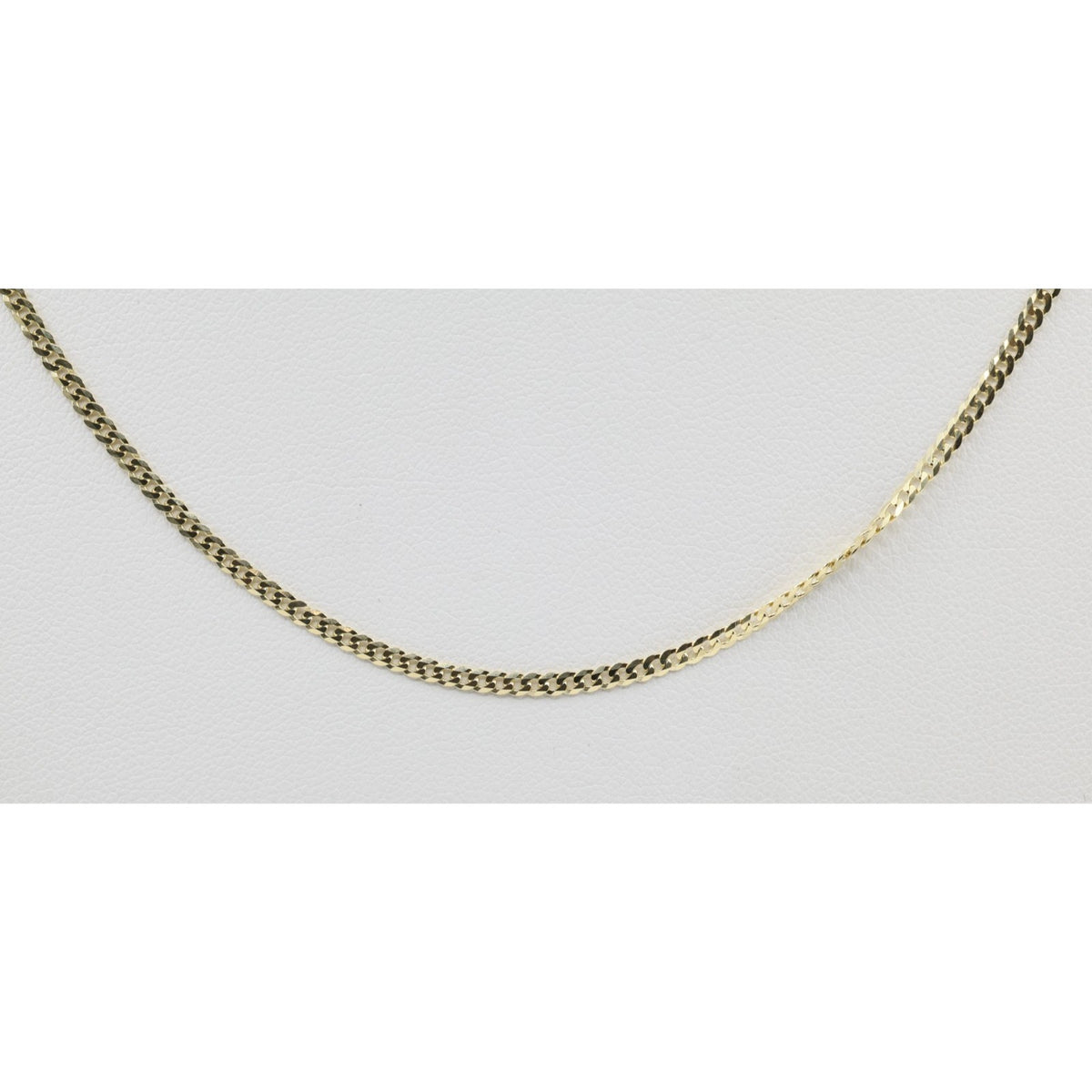 14K Yellow Gold Cuban Link Chain Necklace