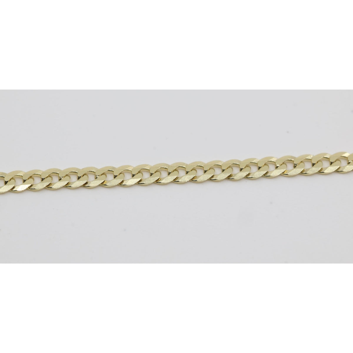 14K Yellow Gold Cuban Link Chain Necklace