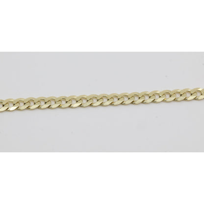 14K Yellow Gold Cuban Link Chain Necklace