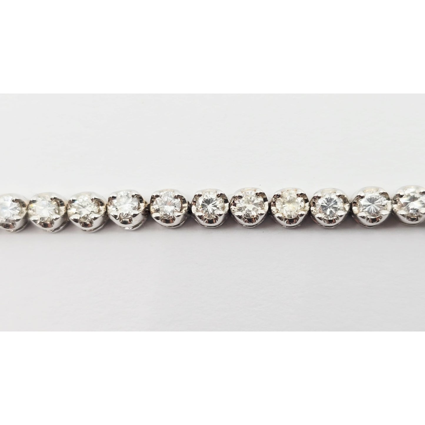 Vintage Wyler Incaflex 14K White Gold Diamond Ladies Cocktail Watch 2.3CT