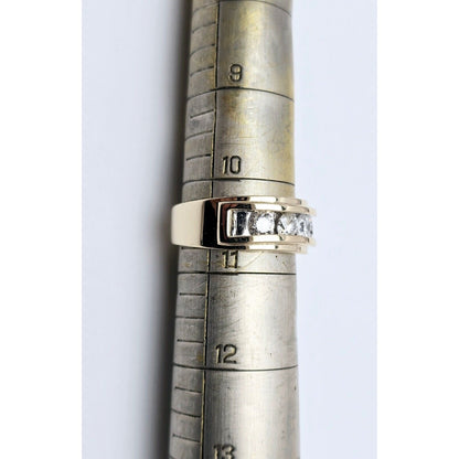 10K White Gold Lab Grown/CVD Men's Ring