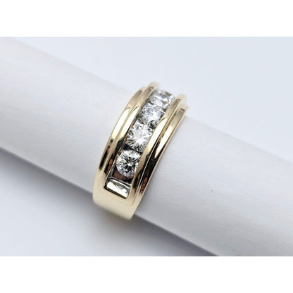 10K White Gold Lab Grown/CVD Men's Ring