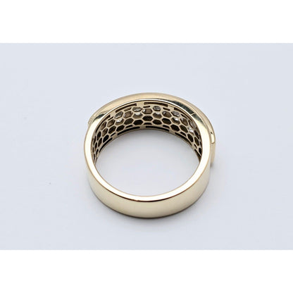 10K White Gold Lab Grown/CVD Men's Ring