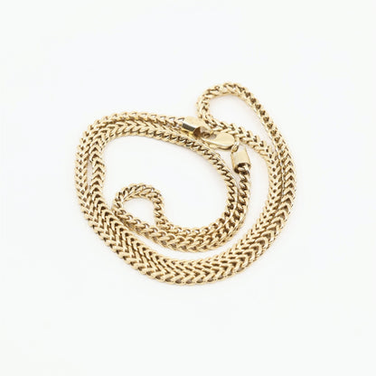 10K Yellow Gold Franco Link Chain Necklace