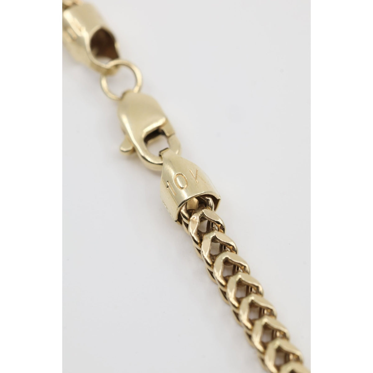 10K Yellow Gold Franco Link Chain Necklace