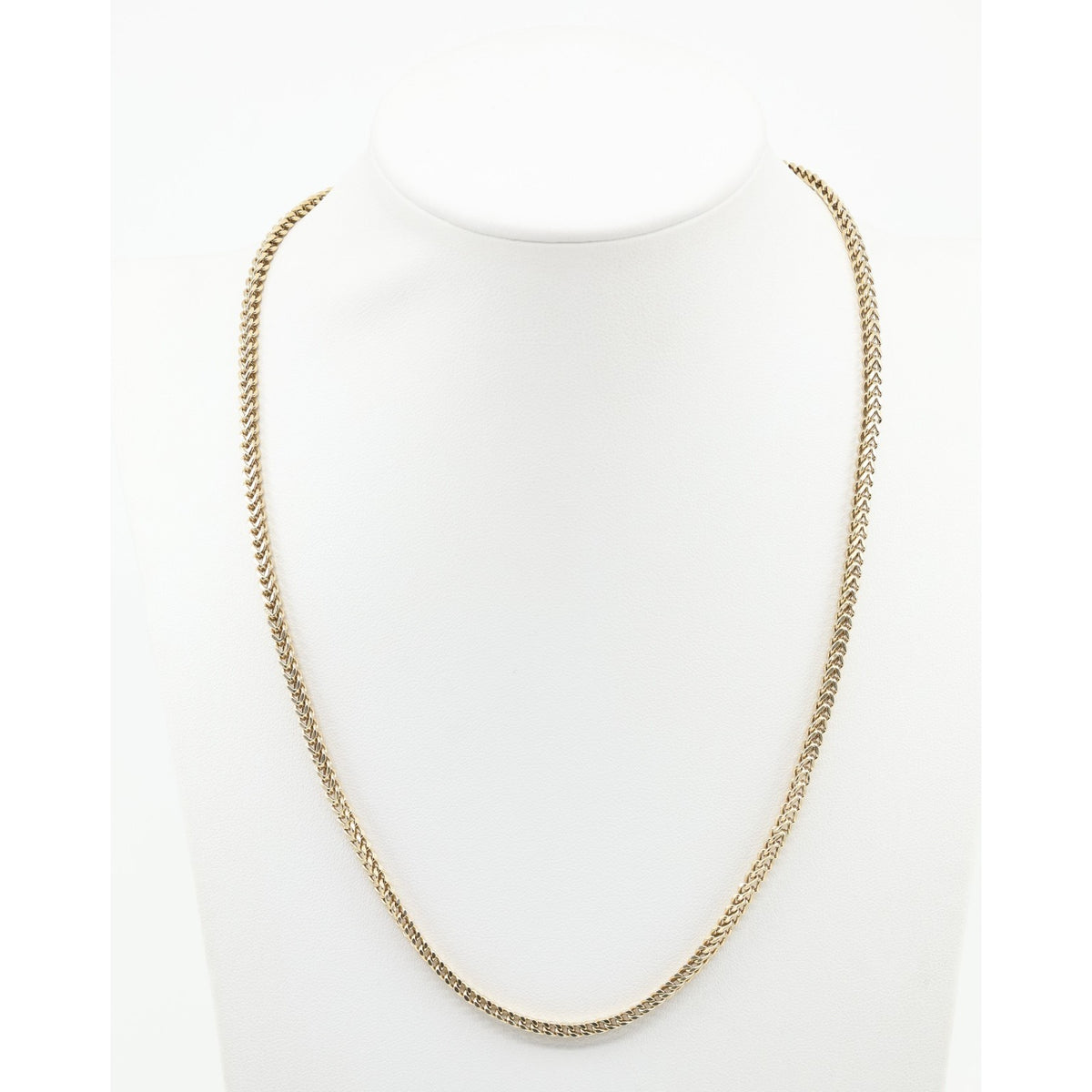 10K Yellow Gold Franco Link Chain Necklace