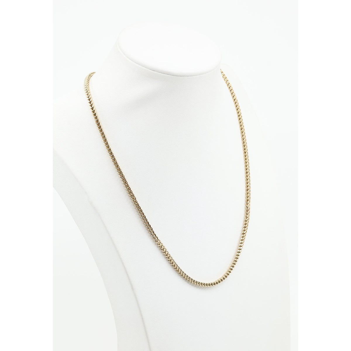 10K Yellow Gold Franco Link Chain Necklace