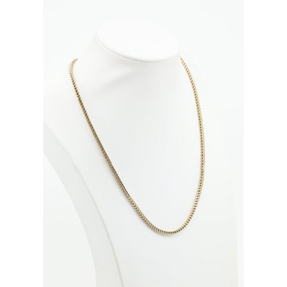 10K Yellow Gold Franco Link Chain Necklace