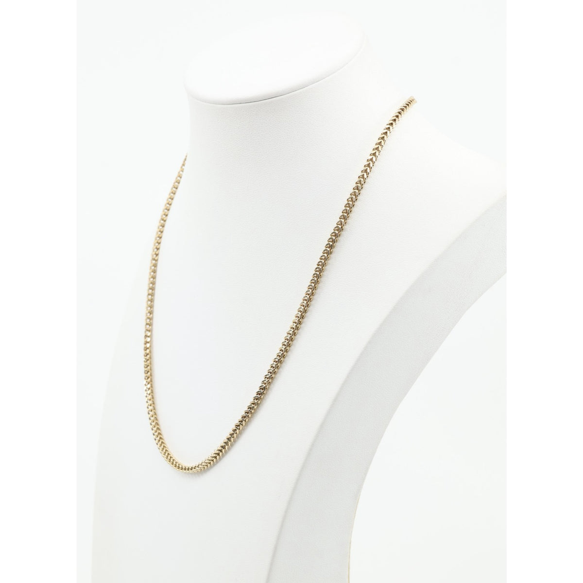 10K Yellow Gold Franco Link Chain Necklace
