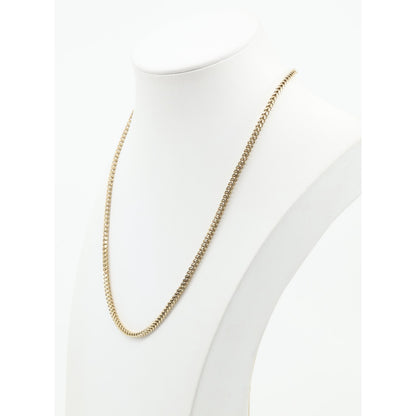 10K Yellow Gold Franco Link Chain Necklace