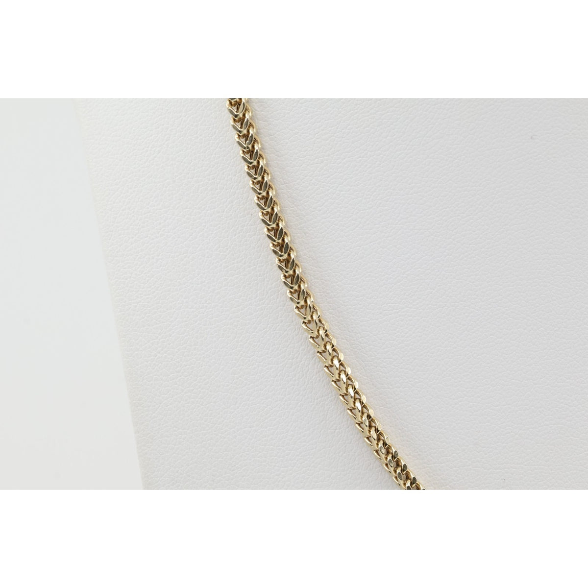 10K Yellow Gold Franco Link Chain Necklace