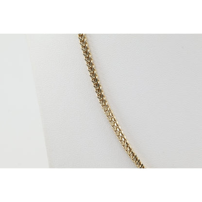10K Yellow Gold Franco Link Chain Necklace
