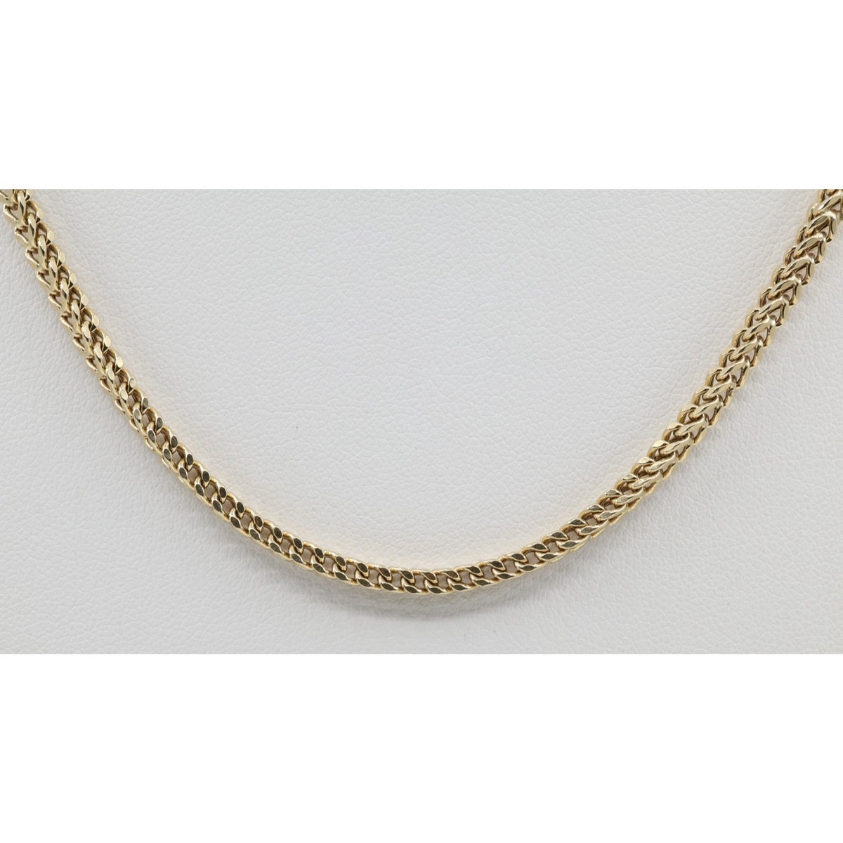 10K Yellow Gold Franco Link Chain Necklace