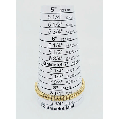 10K Yellow Gold Bead Ball Cable Link Chain Bracelet