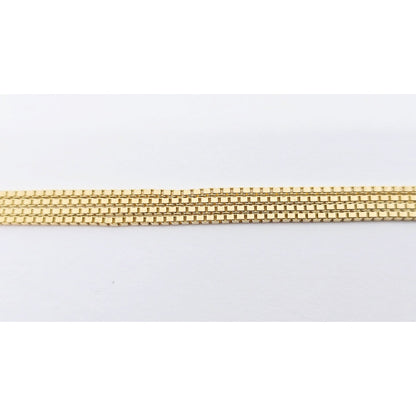 14K Yellow Gold Box Link Chain Necklace