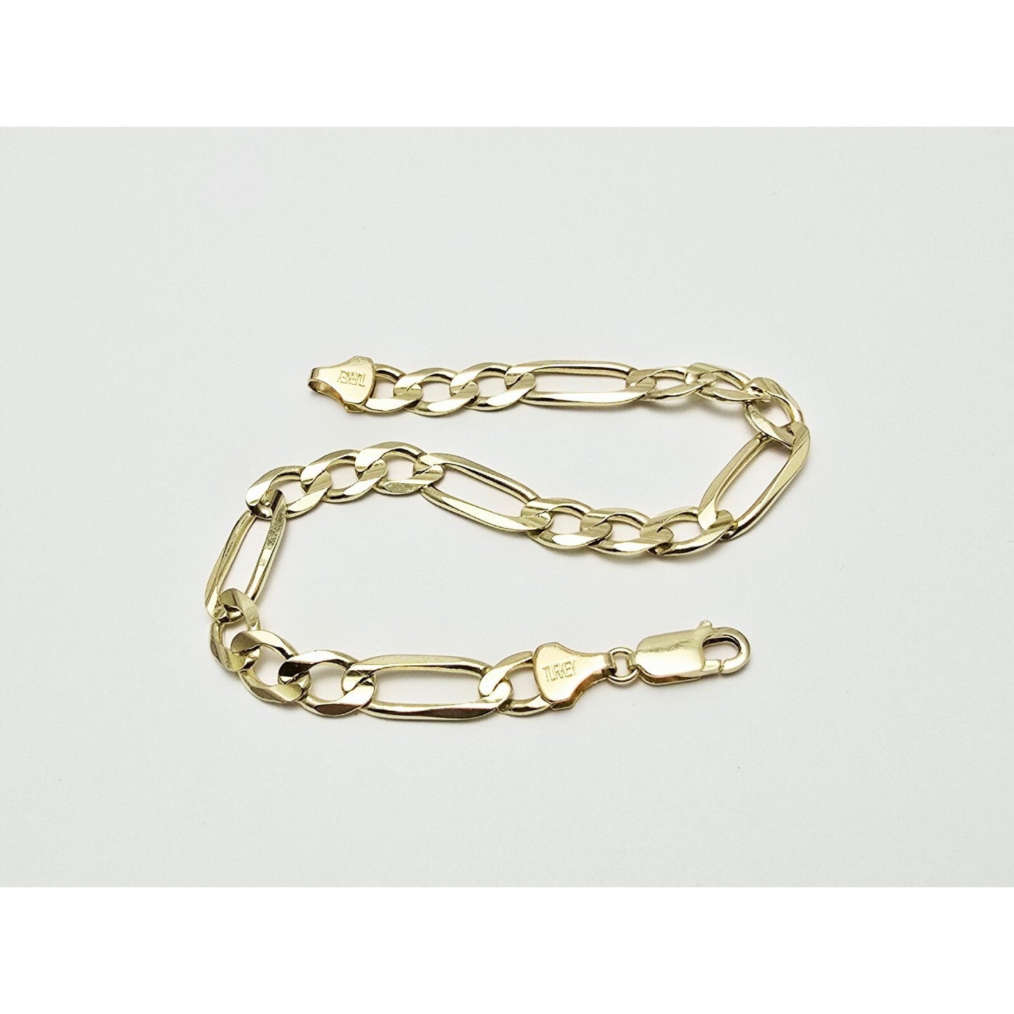 14K Yellow Gold Figaro Link Bracelet