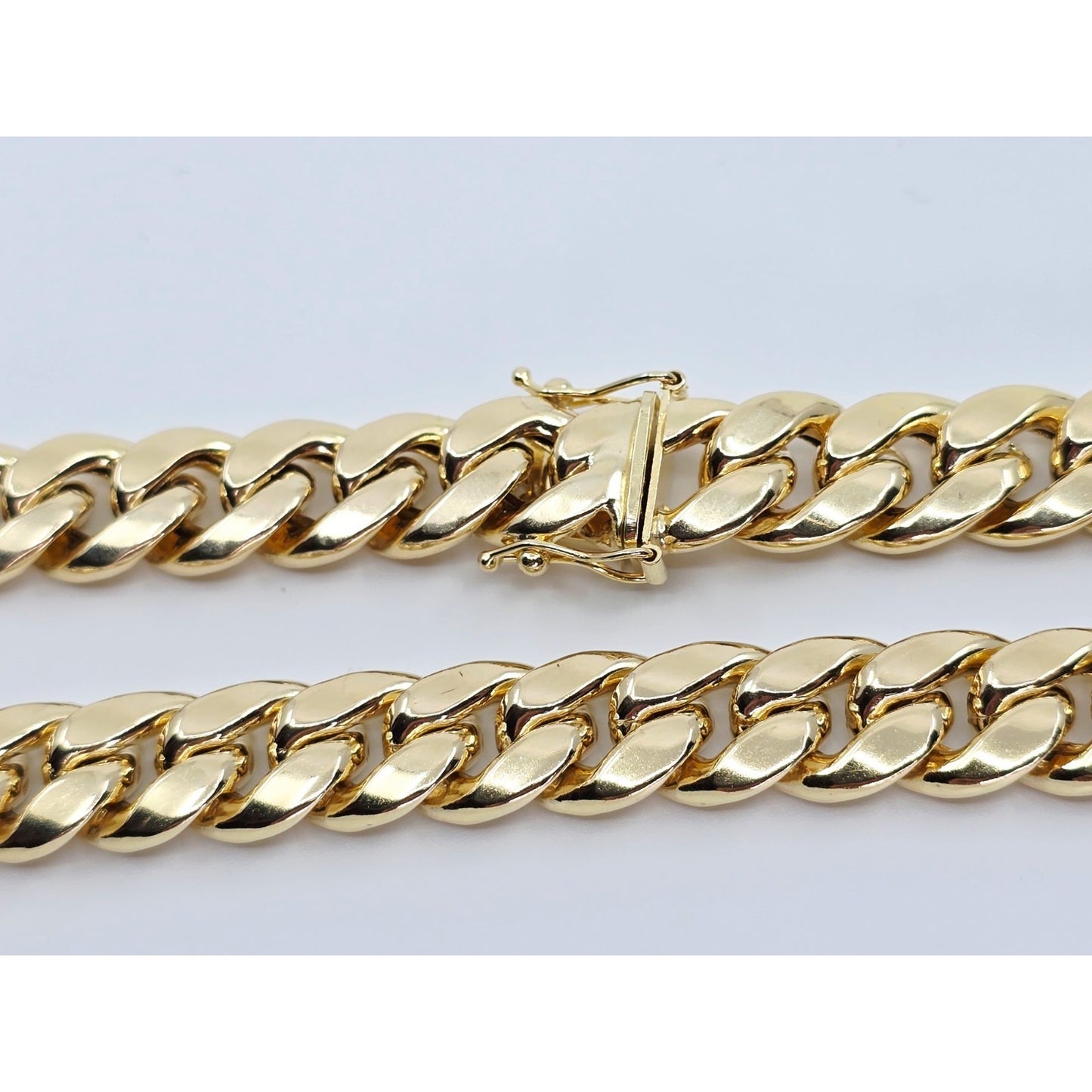 10K Yellow Gold Cuban Link Chain Necklace