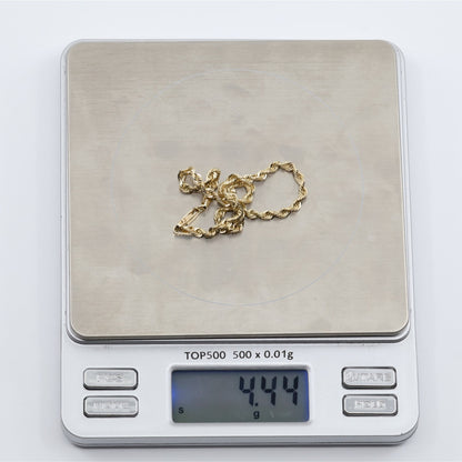 10K Yellow Gold Rope Bracelet