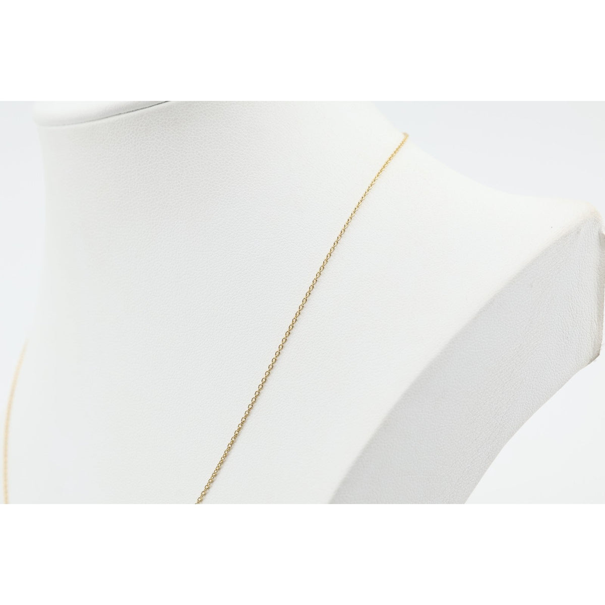 Thin 14K Yellow Gold Link Chain Necklace