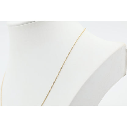 Thin 14K Yellow Gold Link Chain Necklace