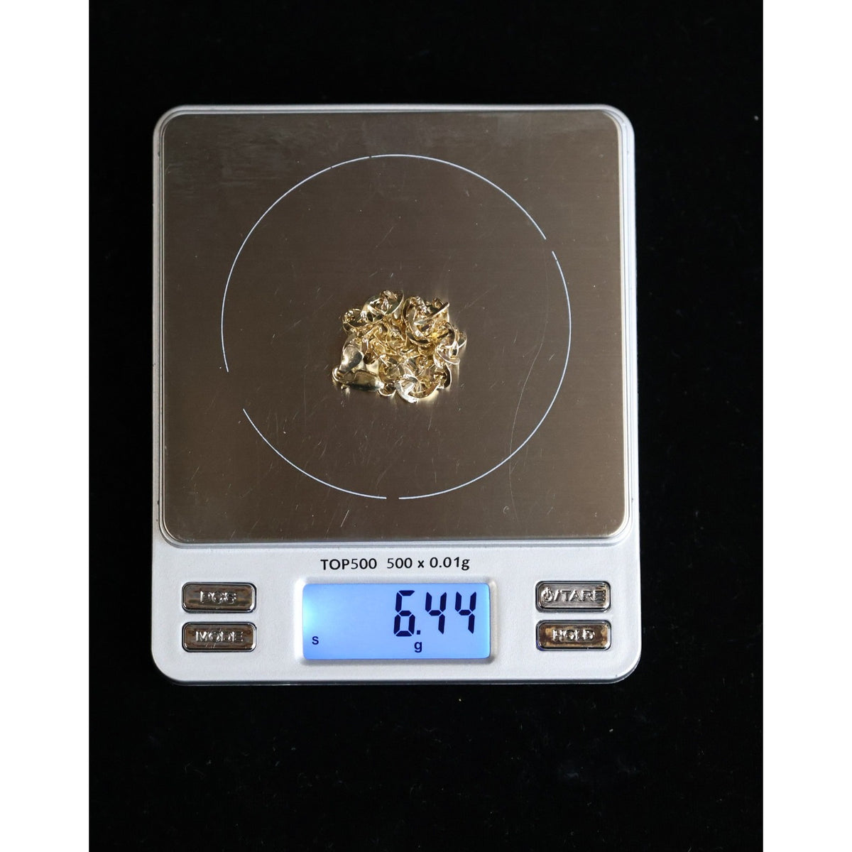 14K Yellow Gold Diamond Cut Mariner Anchor Link Bracelet