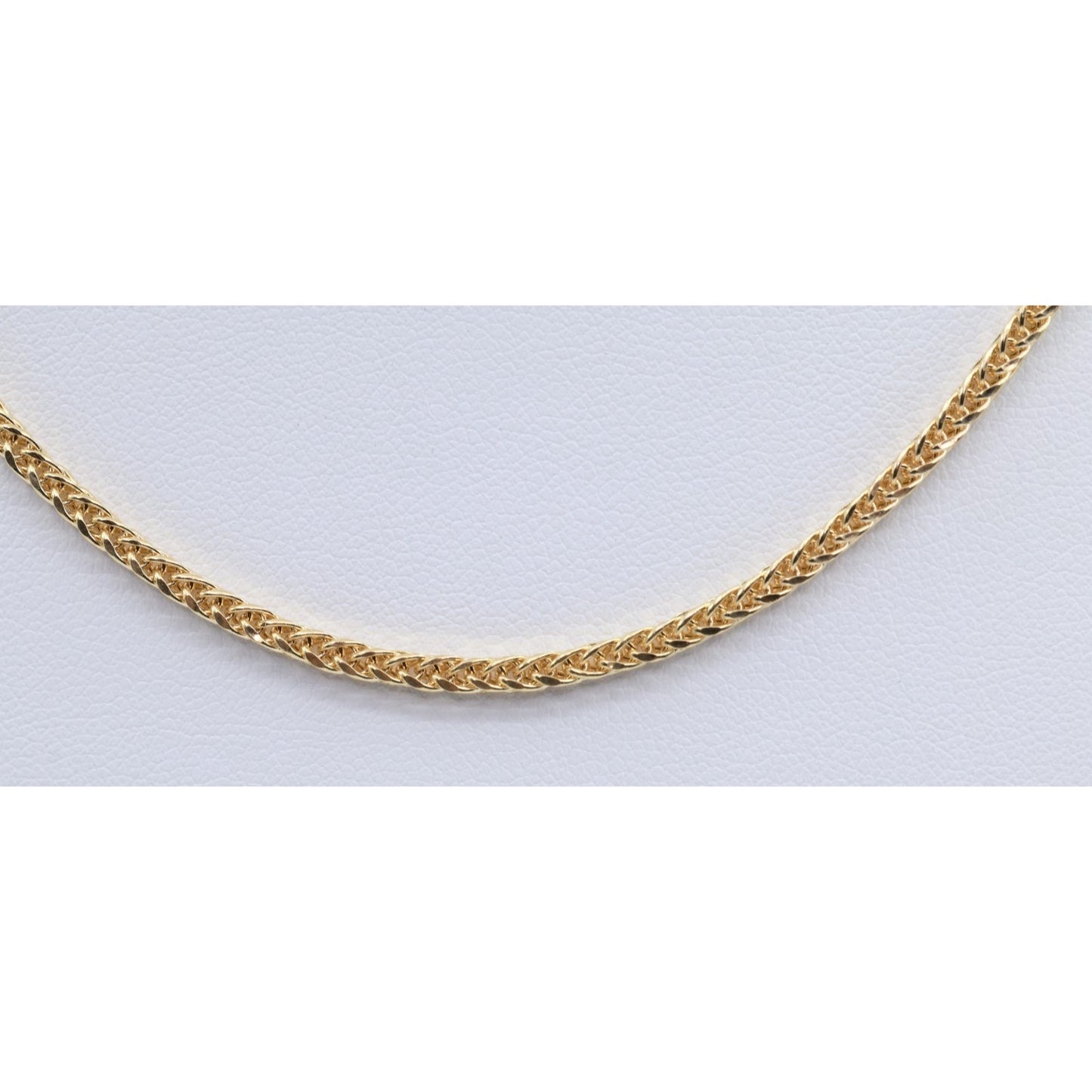 14K Yellow Gold Franco Link Chain Necklace