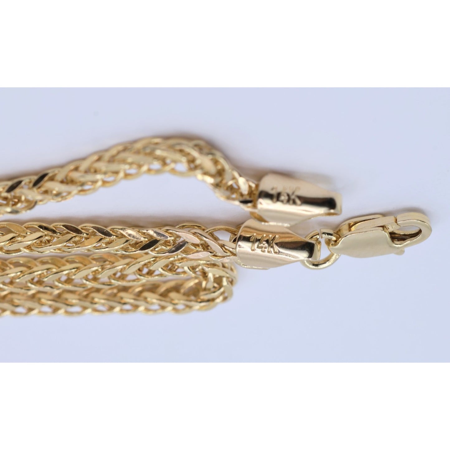 14K Yellow Gold Franco Link Chain Necklace