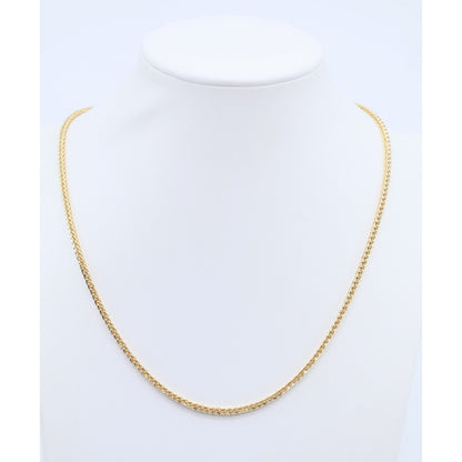 14K Yellow Gold Franco Link Chain Necklace