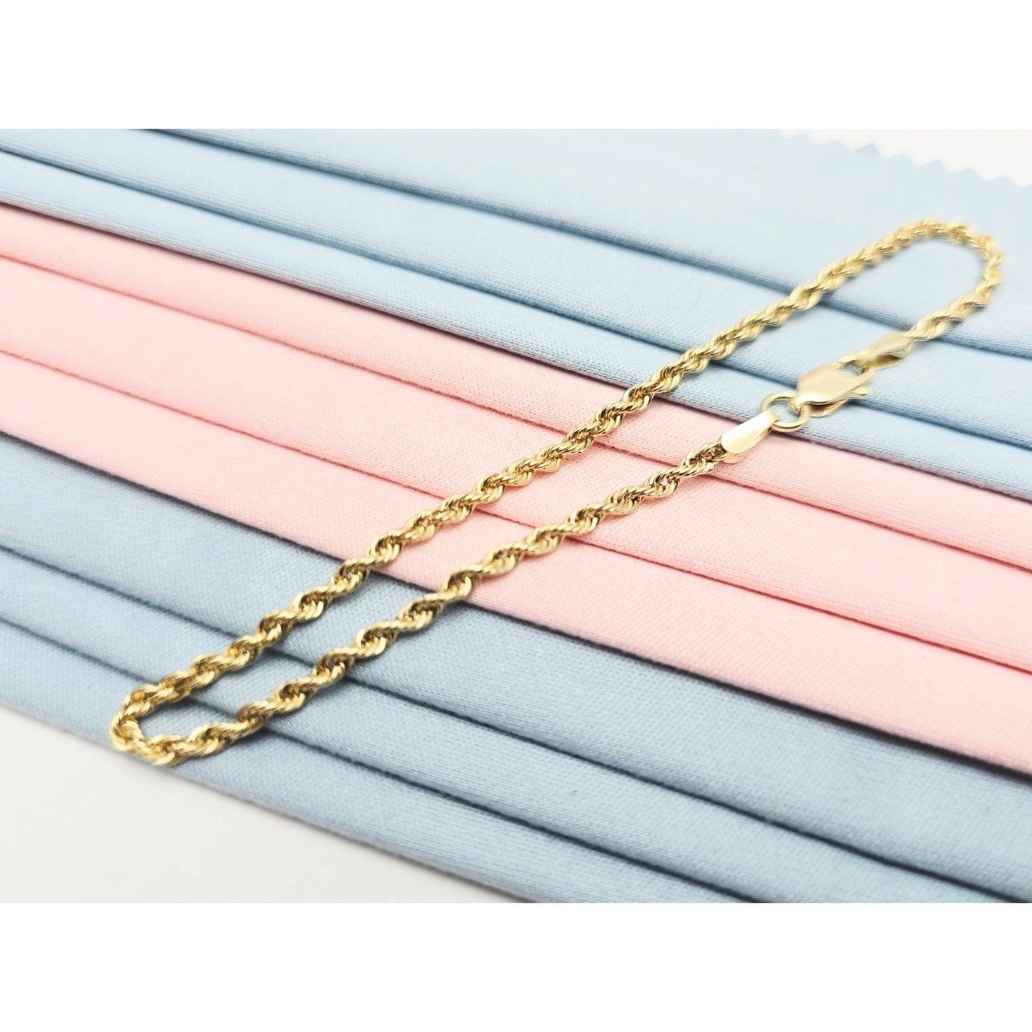 14K Yellow Gold Rope Bracelet
