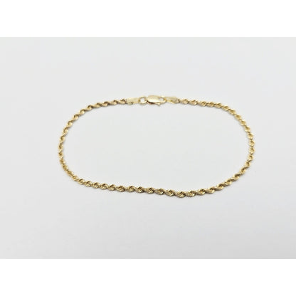14K Yellow Gold Rope Bracelet