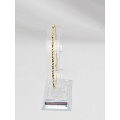 14K Yellow Gold Rope Bracelet
