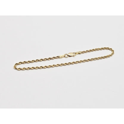 14K Yellow Gold Rope Bracelet
