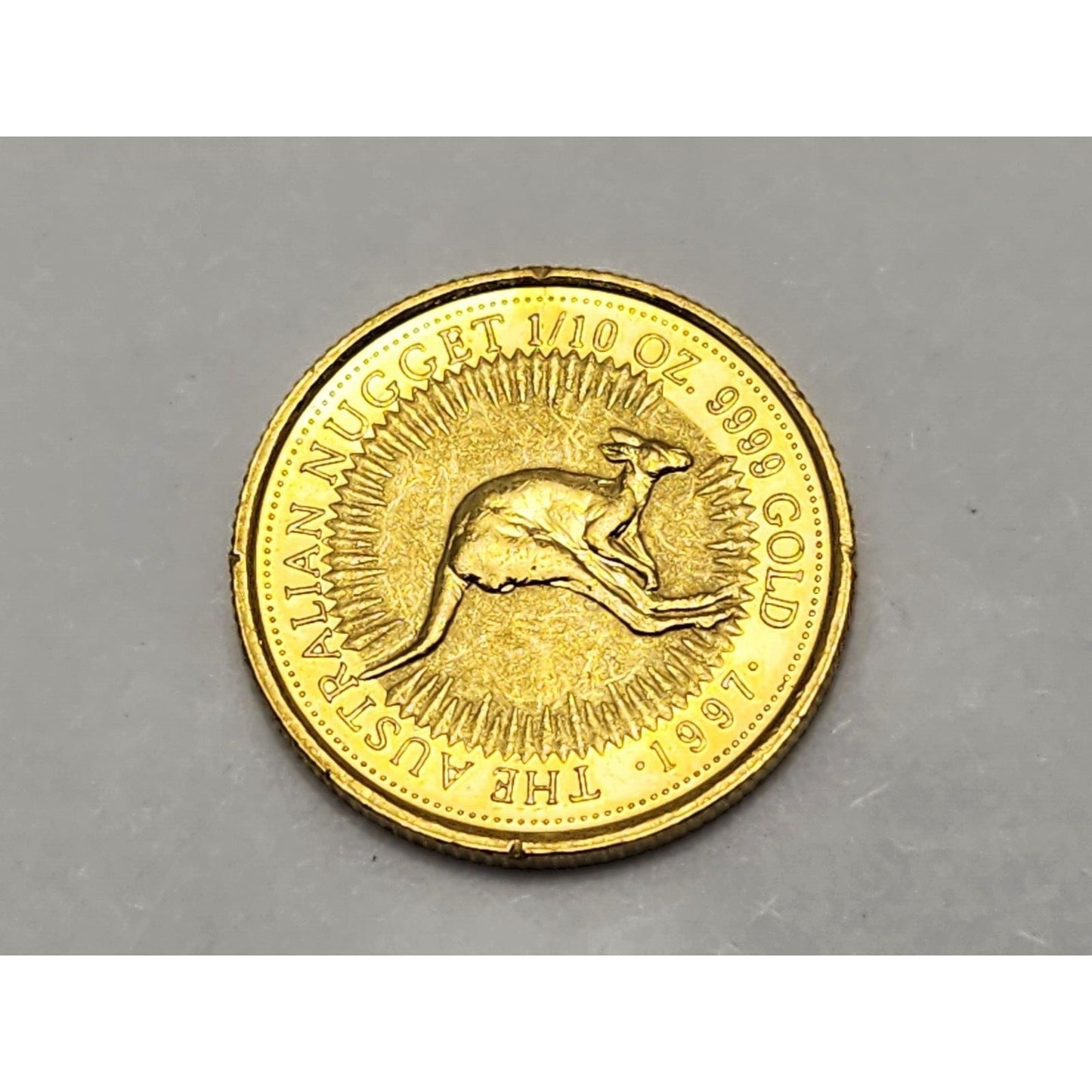 1997 Australian Elizabeth II 15 Dollars 3rd Portrait Kangaroo Gold Proof Coin